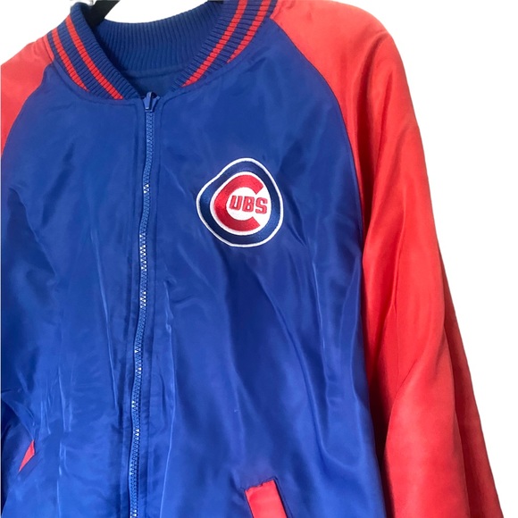 Chicago Cube Reversible Sweatshirt Jacket Size 18/20 - Picture 7 of 9